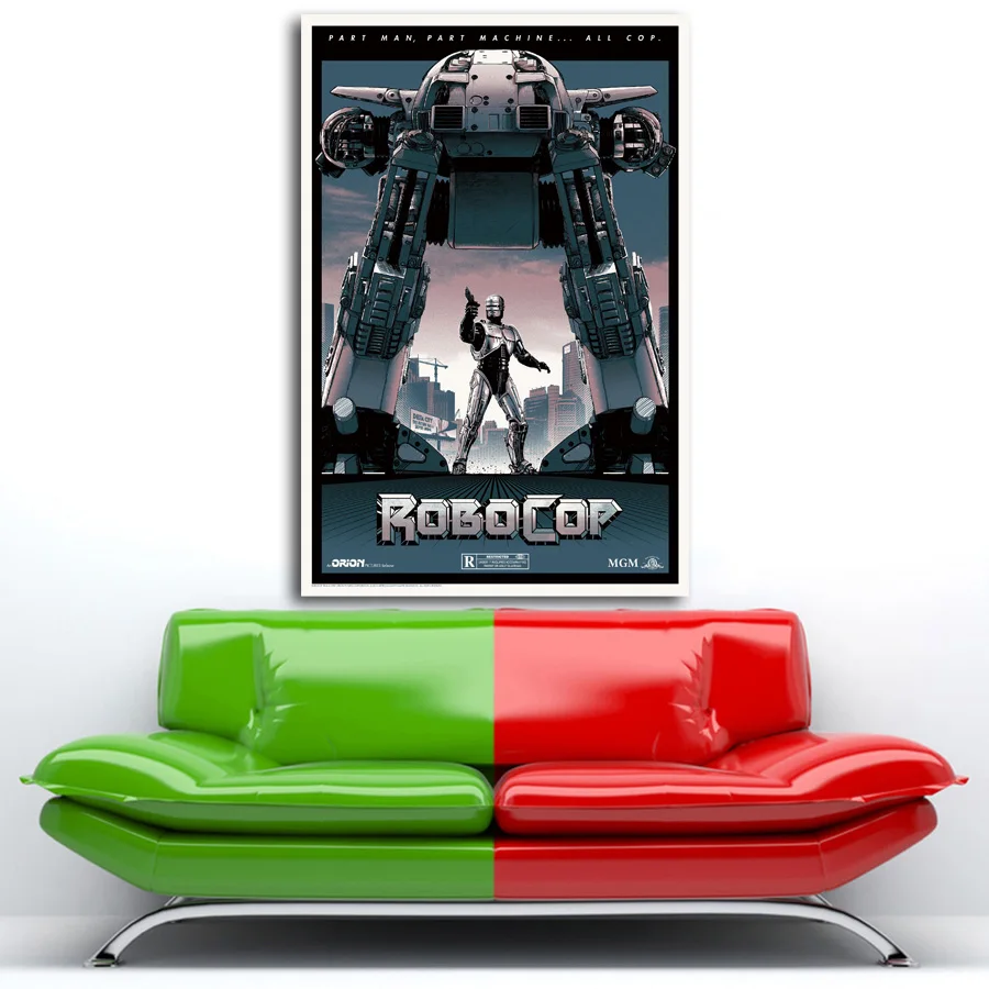 Индивидуальные принты RoboCop (1987) настенная фотокартина ткань картины для декора