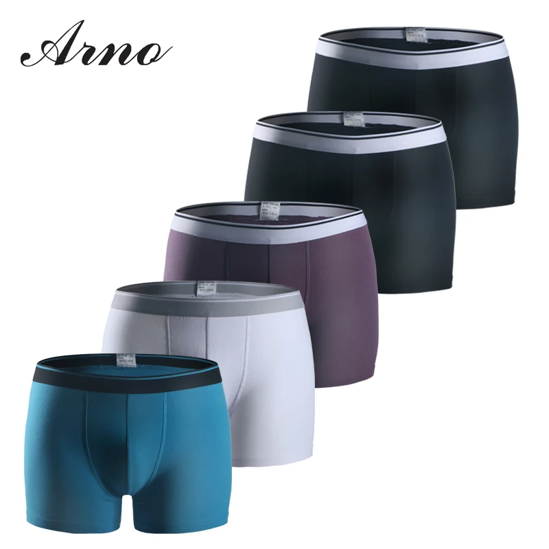 ARNO мужское хлопковое мягкое удобное воздухопроницаемое Нижнее белье 5 шт. |