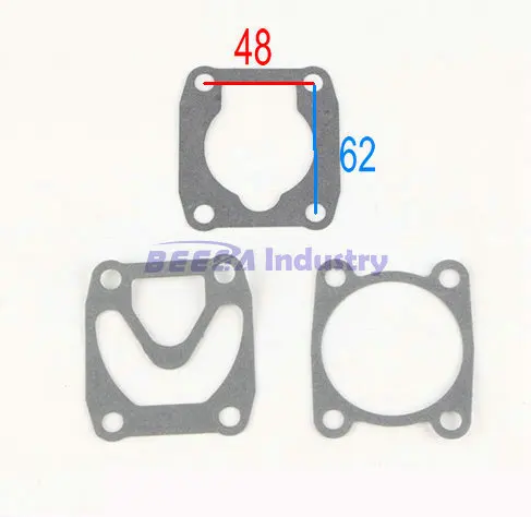 3 шт./компл. бумажная шайба прокладка пластины клапана цилиндра крышки для