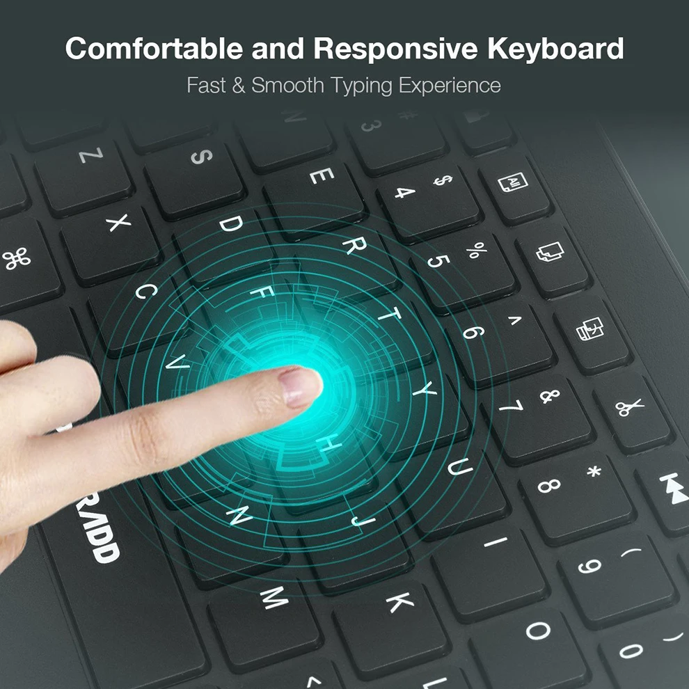 SeenDa беспроводной Bluetooth чехол-клавиатура для iPad Pro 12,9 дюйма кожаный защитный чехол-клавиатура для планшета+ держатель для карандаша