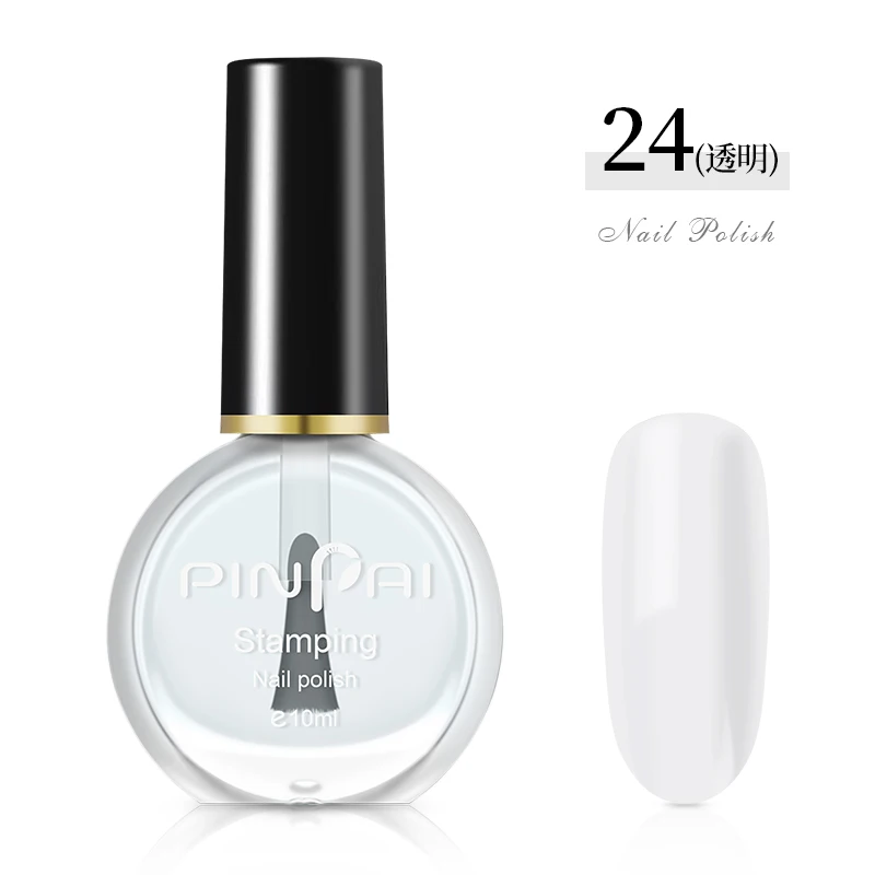 Color 24 Pinpai 10 мл Очищаемый на водной основе лак для ногтей с блестками быстрая сушка легкое удаление Nagellak Маникюр цветная краска Vernis лак для ногтей - Цвет: Color 24