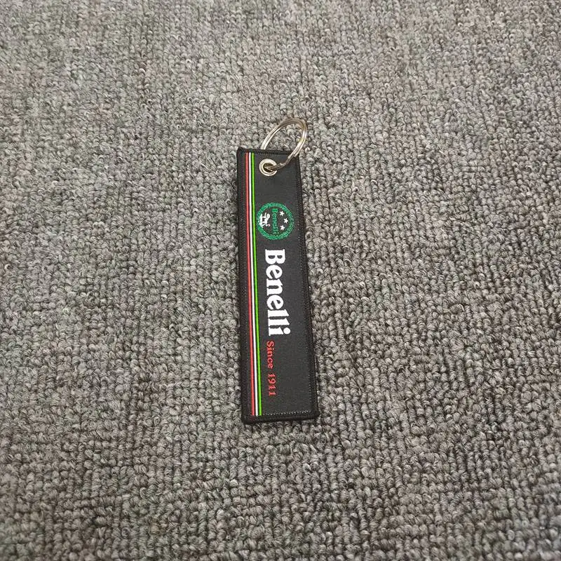

Motorcycle Key Chain Woven Key Ring Tag Label Chain For Benelli