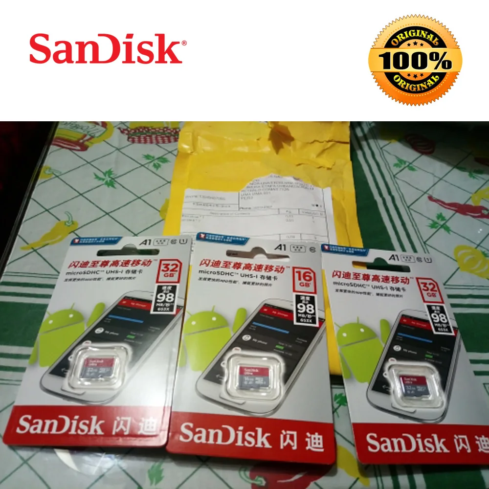 SanDisk 64 Гб micro sd 32 ГБ 16 TF карта 128 carte флэш-карта памяти 200 microsd класс 10 Оригинал