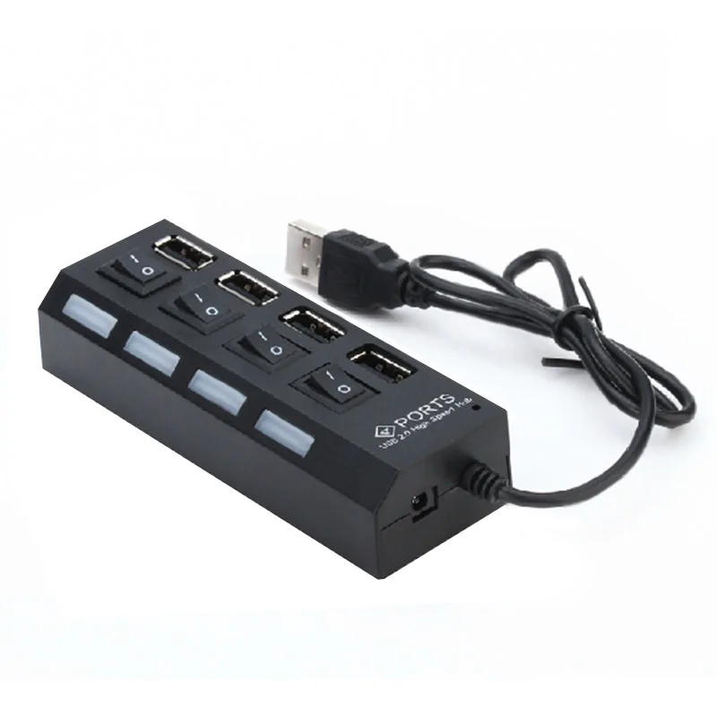 Новый микро 4 Порты и разъёмы usb разветвитель высокой Скорость USB 2 0 хаб с