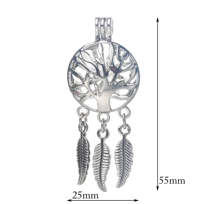 5 шт. Ловец снов жемчужная клетка медальон подвеска для изготовления ювелирных