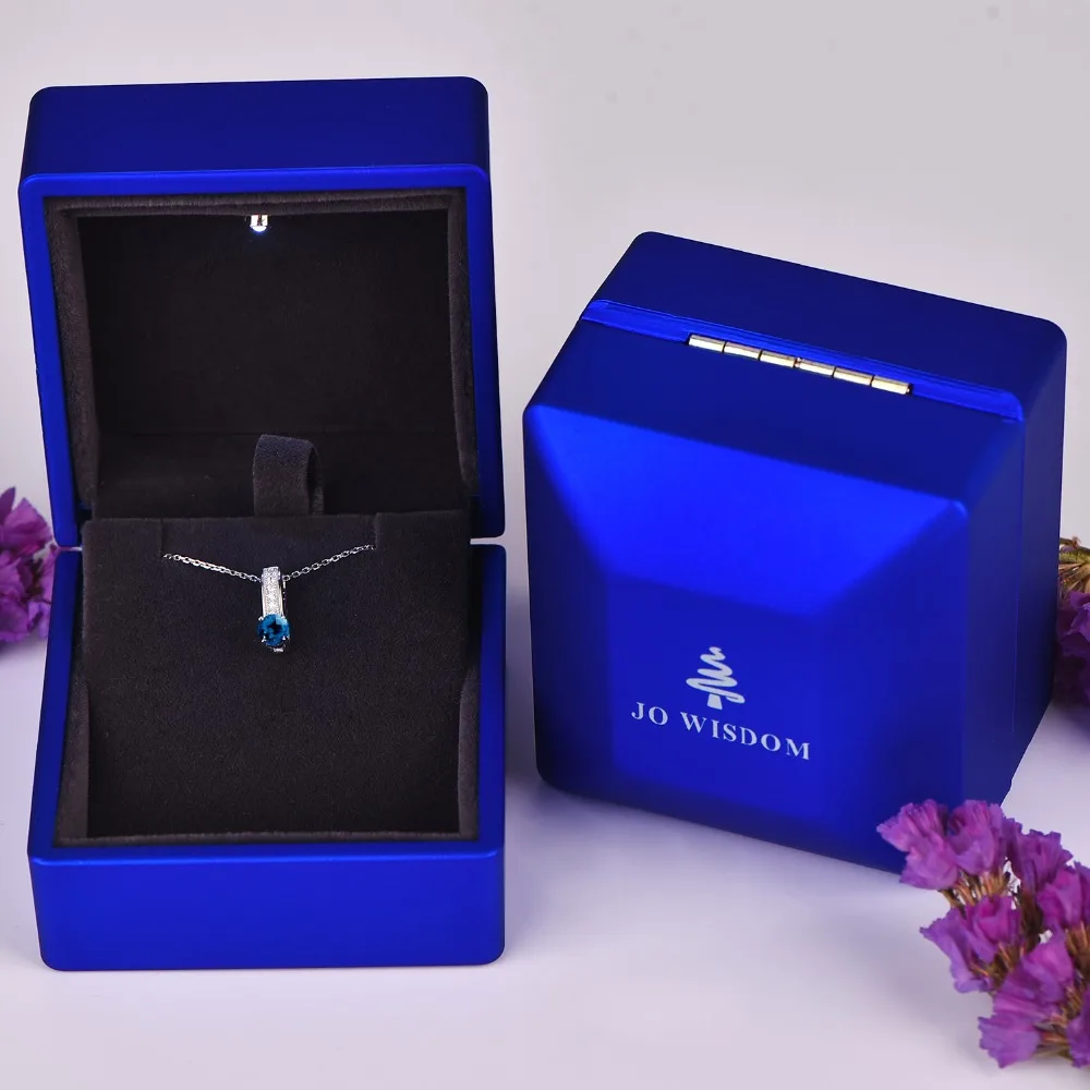 JO мудрость Solid 14 К белого золота с бриллиантами Цепочки и ожерелья Jewelry 0.35ct