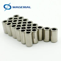 Diametrically NdFeB Magnet Ring Dia12x52x15 mm N38H Tube Rotor Viberator Neodymium Permanent Sensor Magnets 500pcs