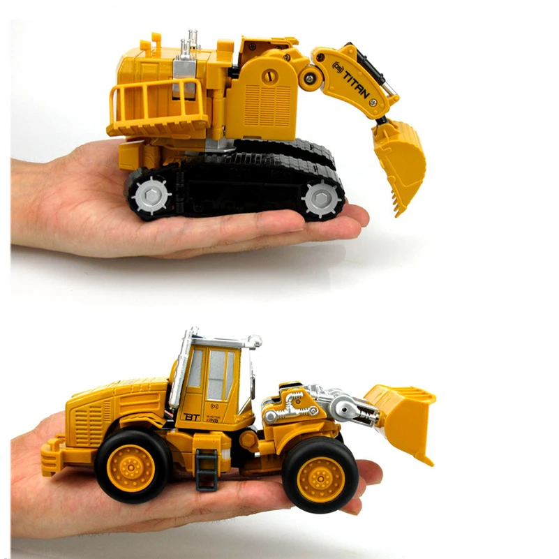 Трансформация Инженерная машина игрушка 2 в 1 сплав Модель Игрушки Роботы