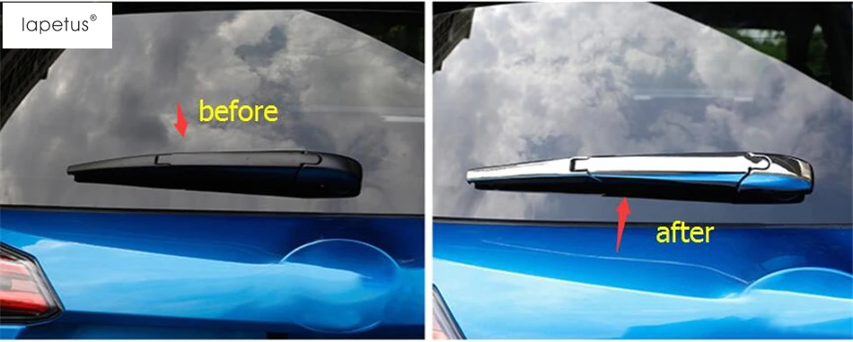 Аксессуары Lapetus для Toyota Rav4 Rav 4 2014-2018 защита очистителя заднего стекла литья под