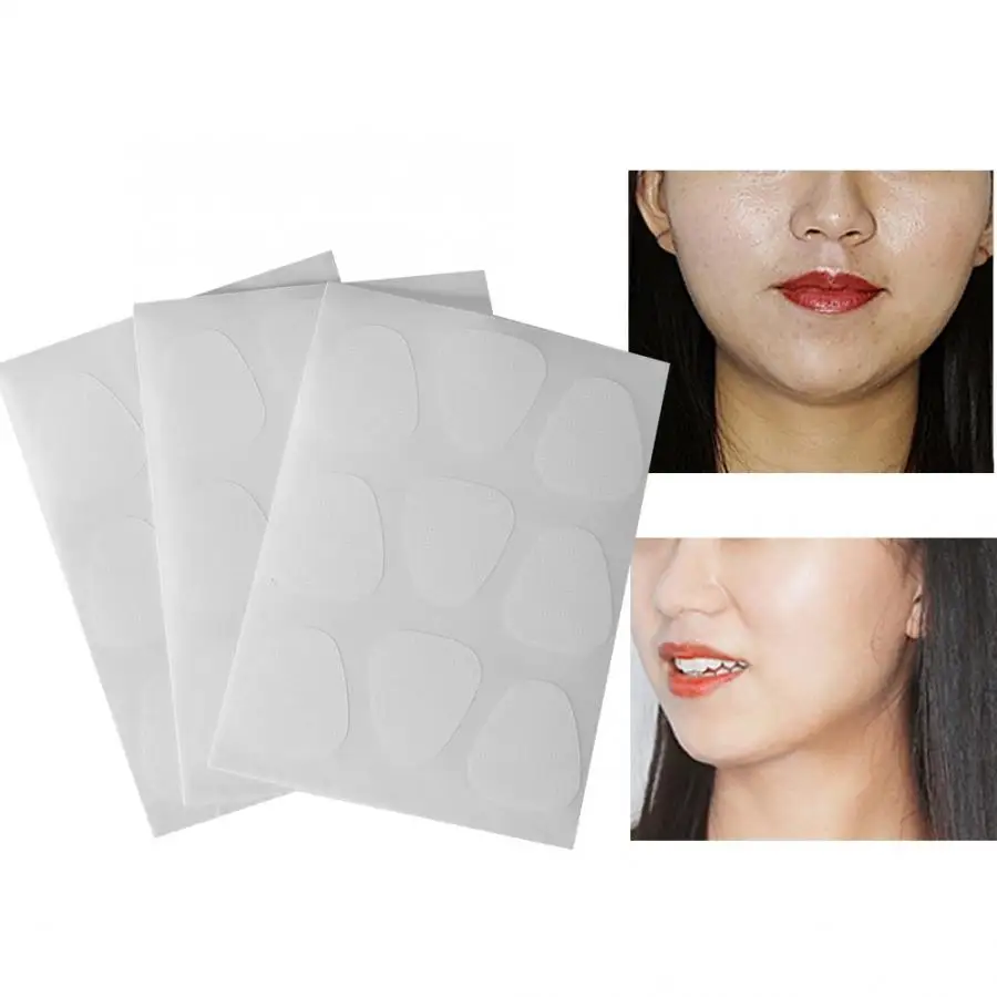 24 шт лицевая линий морщин дряблость кожи Поднимите лента морщатся улыбка линии