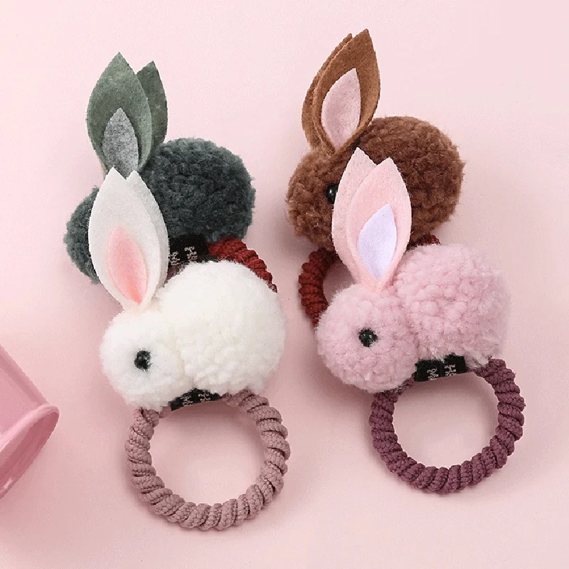 Animals Rabbit Style Hair Bands Felt Three-Dimensional Plush Ears Headband For Children Girls Accessories | Детская одежда и обувь