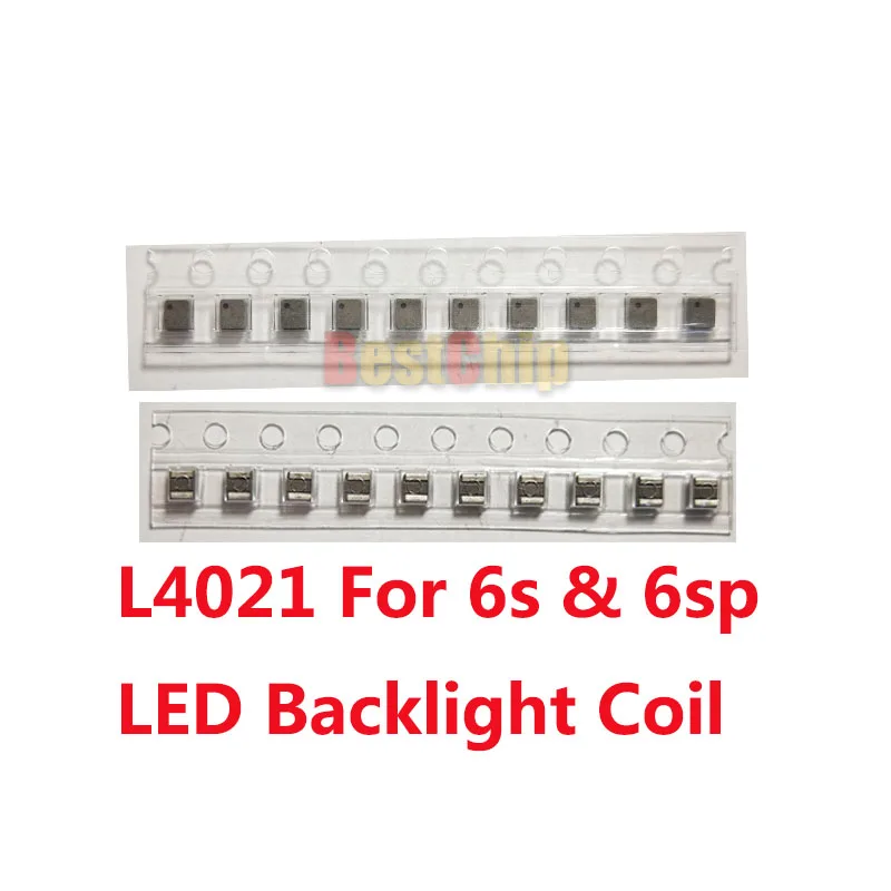 

30 шт./лот оригинал для iPhone 6S plus 6SP L4021 светодиодная подсветка усилительная катушка на логической плате Запасная часть