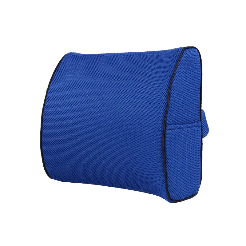 Royal Blue Поясничная поддерживающая Подушка с эффектом памяти Подушка для стула поддержка s нижняя часть спины для легкой осанки в автомобиле офисный самолет подушки Sciatica - Цвет: Royal Blue
