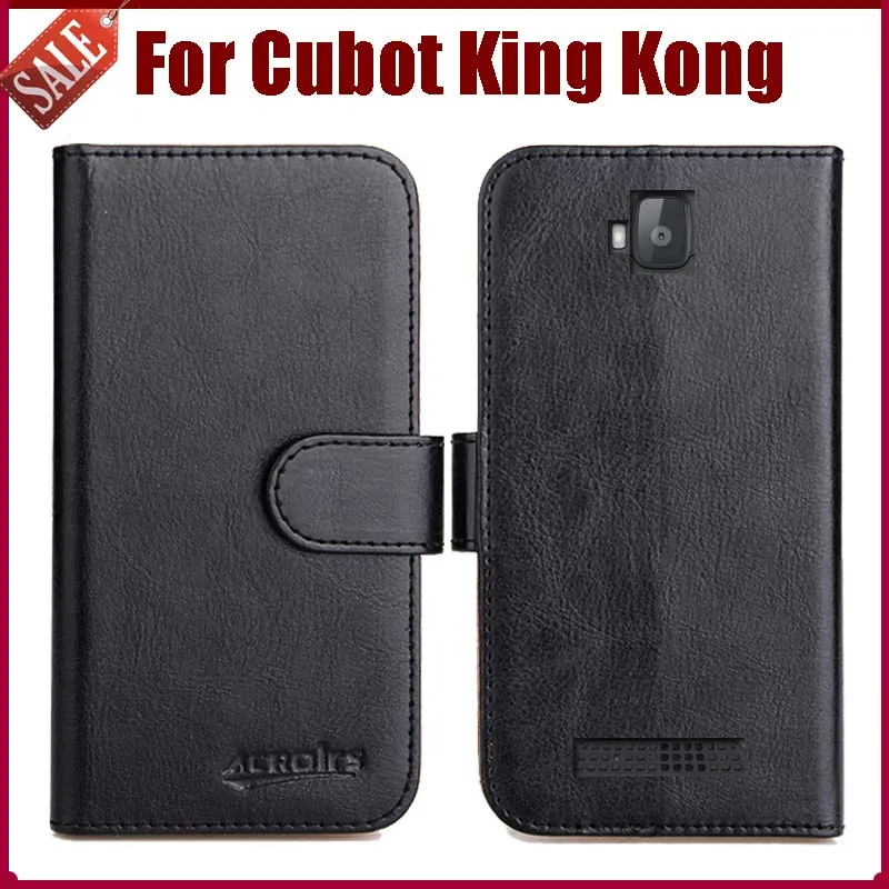 Горячая распродажа! Чехол Cubot King Kong 6 цветов защитный кожаный флип чехол высокого