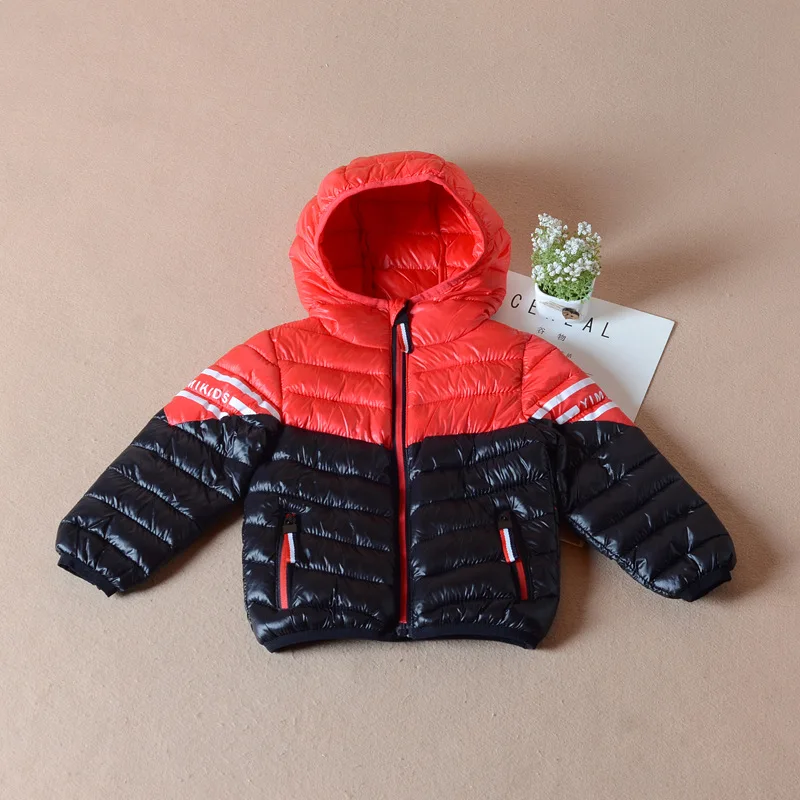 Теплое зимнее пальто для девочек однотонная верхняя одежда детское пуховик От 2