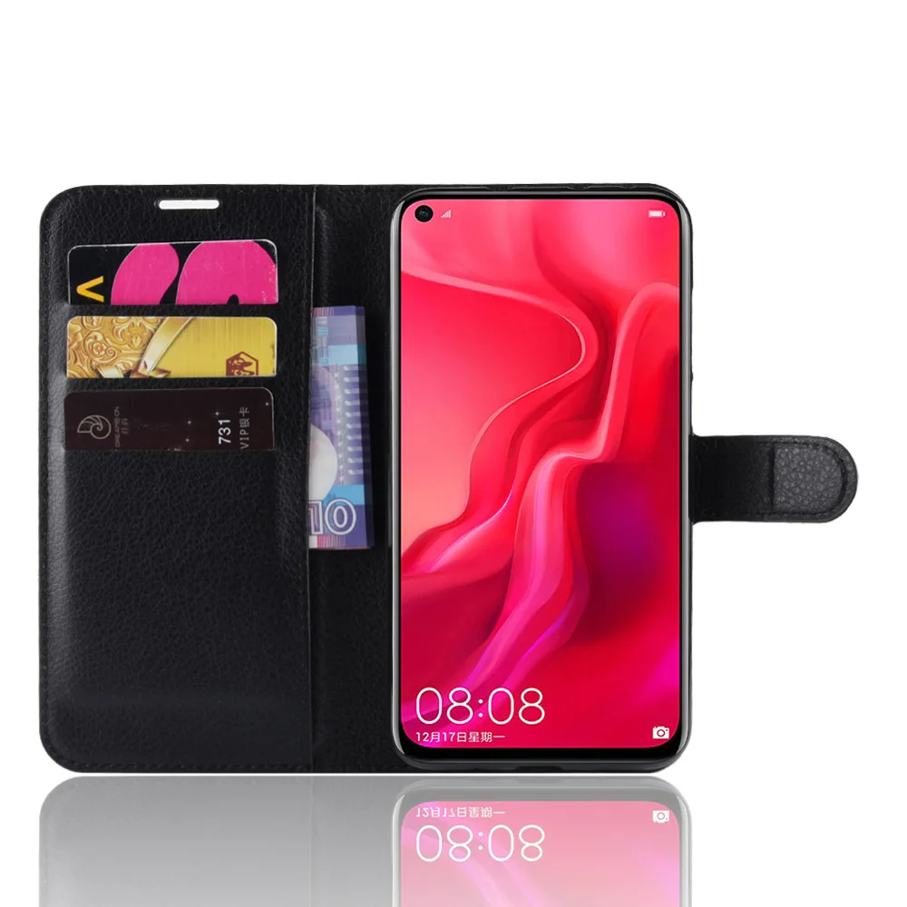 Чехол-книжка для Huawei Nova 4 Go кожаный чехол телефона 2 чехол-подставка 3 с отделением