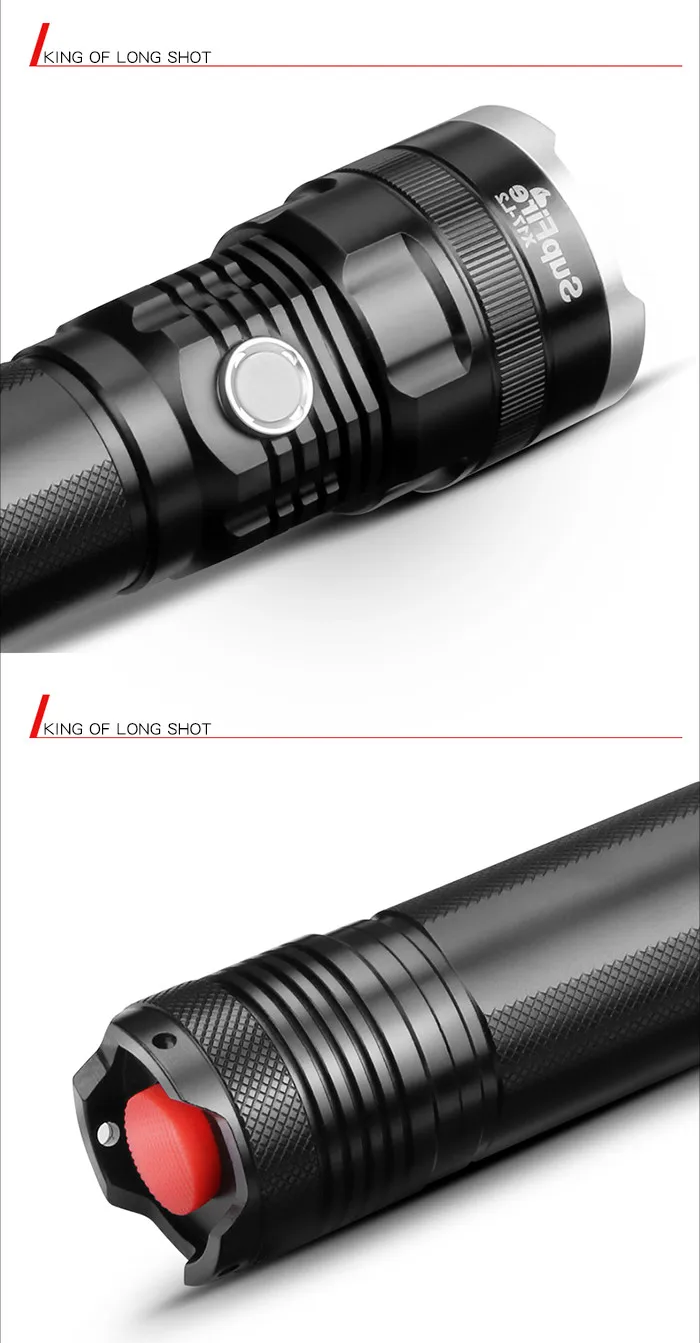 SupFire X17 USB фонарь CREE XM-L2 1100 люменов 5 режимов 500 метров светодиодный фонарь для кемпинга рыбалки на 18650 батареях