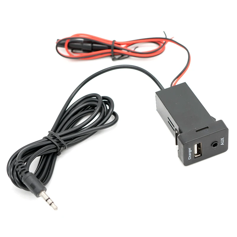 Автомобильный интерфейс 12 В USB зарядное устройство для телефона дополнительный