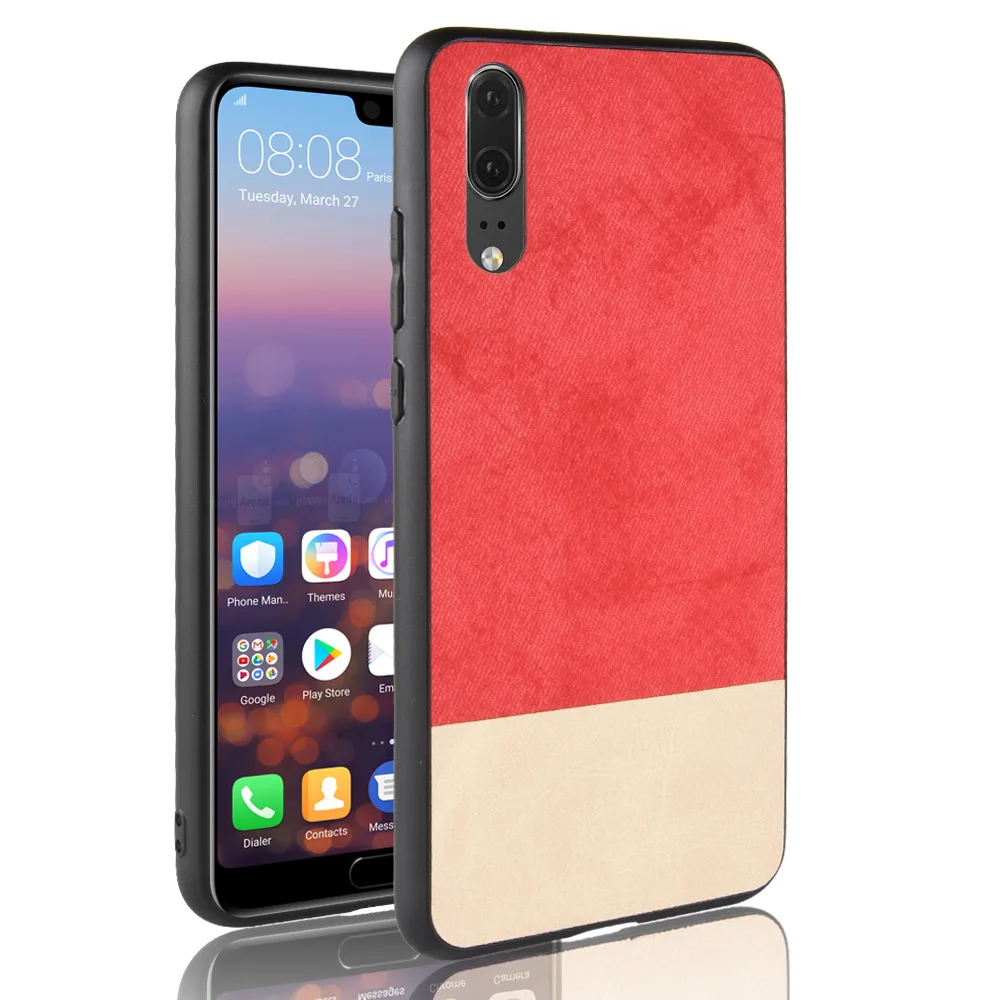 Luxury Mix Color Jean Leather Case for Huawei P20 Pro Cover P30 P10 Lite Mate 20 10 Nova 3 4 Honor 9 7A 7C 8X Phone |