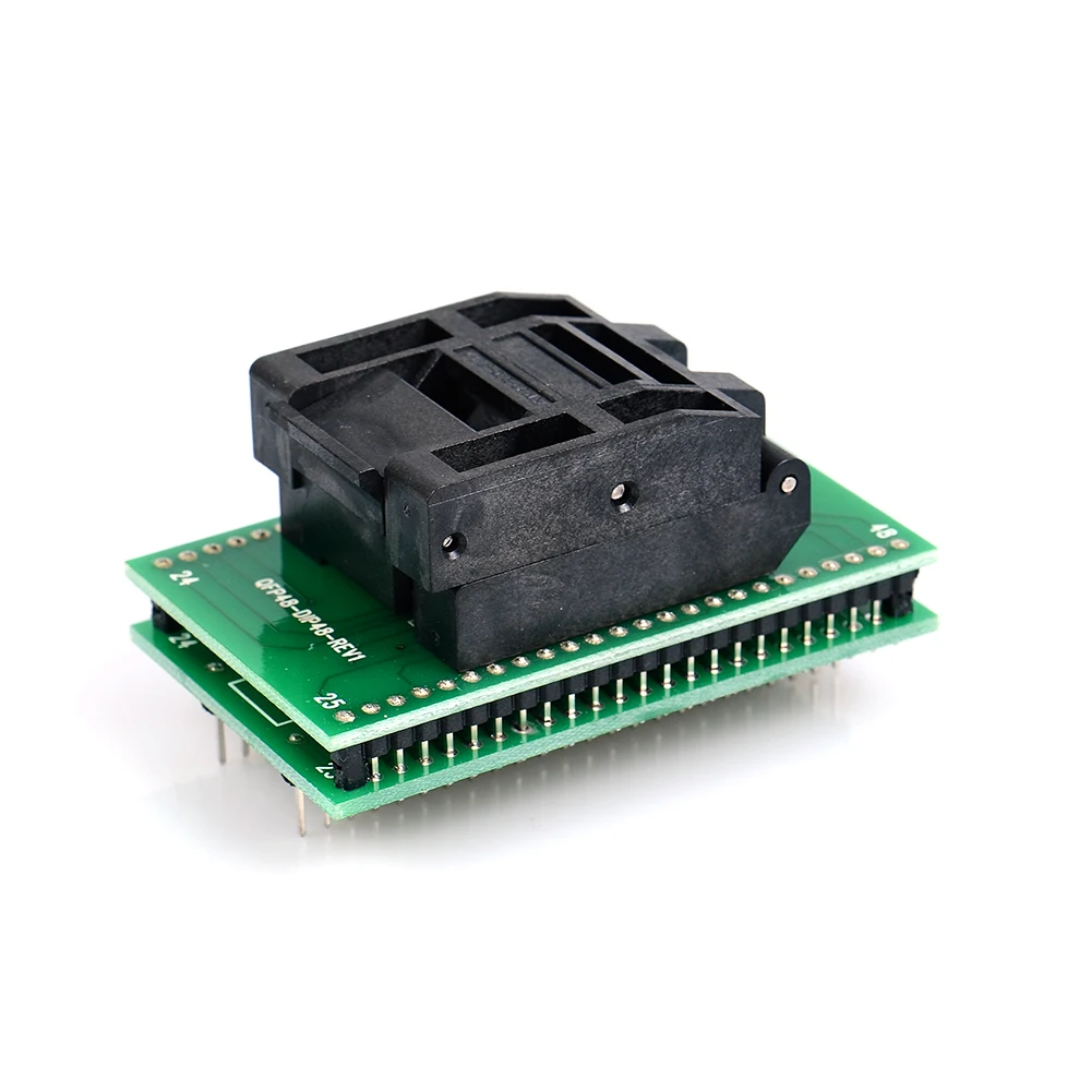 Тестовое гнездо QFP48 к DIP48 IC 0 5 мм Picth /LQFP48 адаптеру программирования DIP48/TQFP48