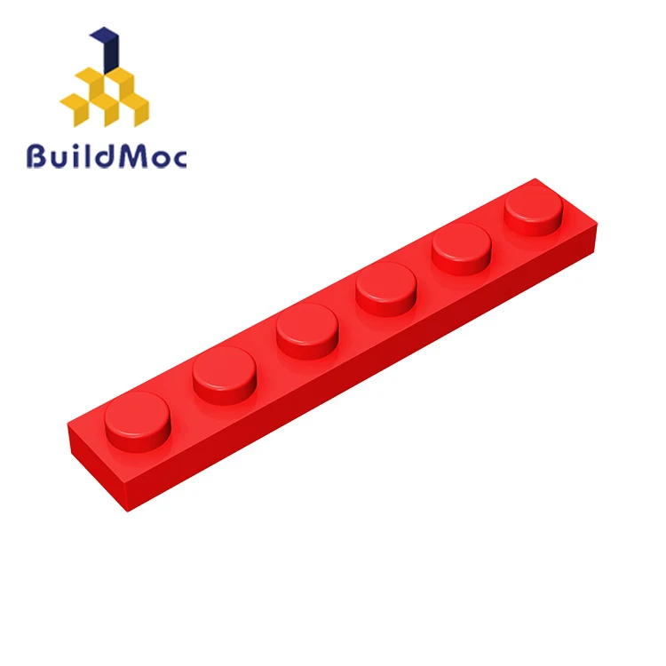 BuildMOC совместимые с сборными элементами пластина 3666 1x6 для строительных блоков