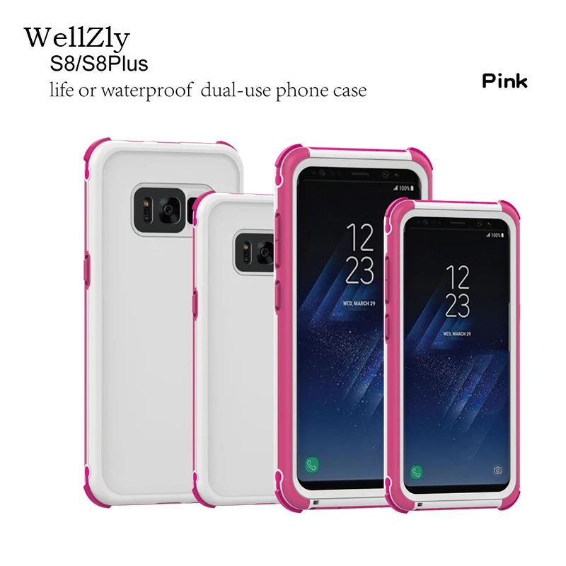 WellZly for Samsung S8 / s8 + cell phone waterproof shell life with drop Samsungs8 plus case | Мобильные телефоны и