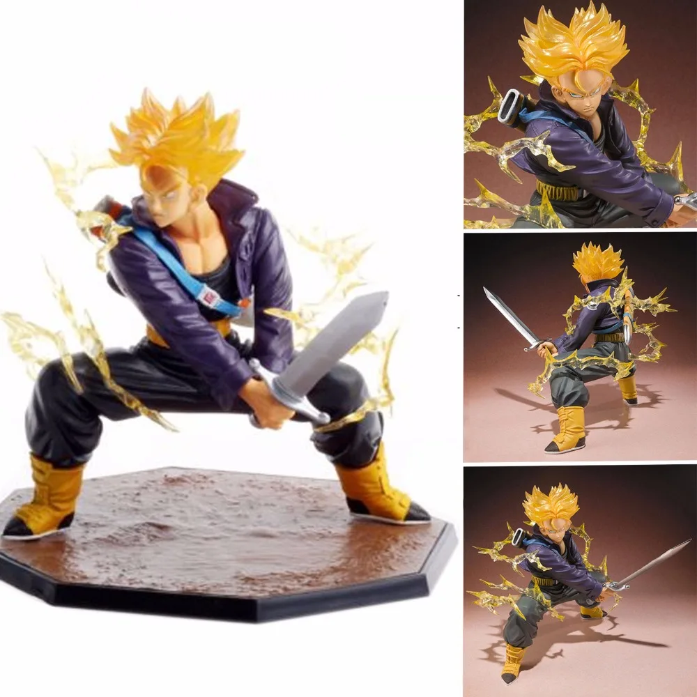 Dragon Ball Z Tamashii нация Figuarts Zero Super Saiyan Trunks фигурка Аниме Манга Коллекционная талисман