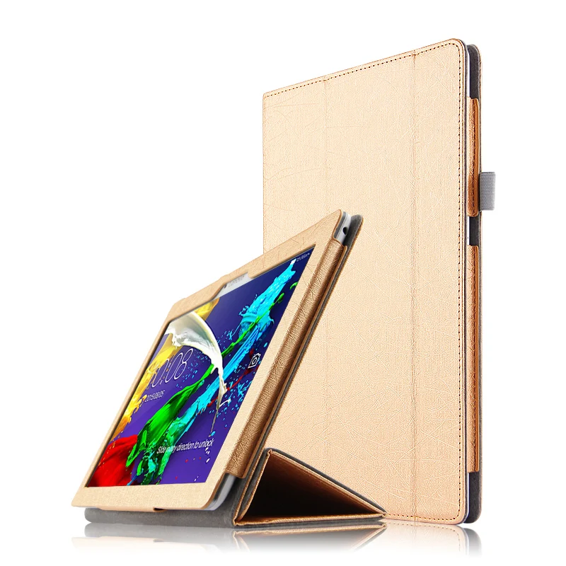 Чехол-подставка из искусственной кожи для планшетов Lenovo TAB 2 диагональ экрана 10 1