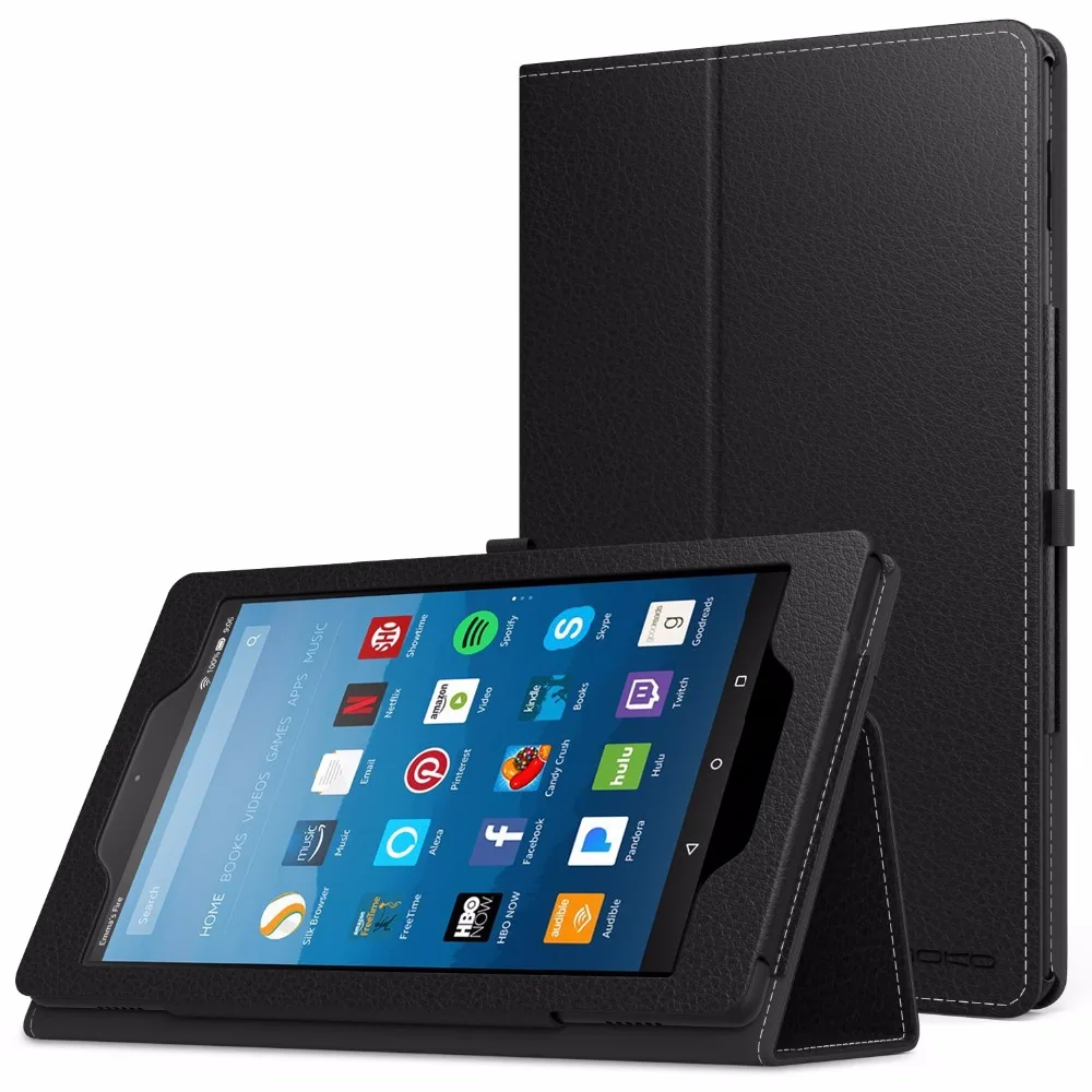 Чехол MoKo для планшета Fire HD 8 (7-е/8-е поколение выпуск 2017/2018)-тонкий складной