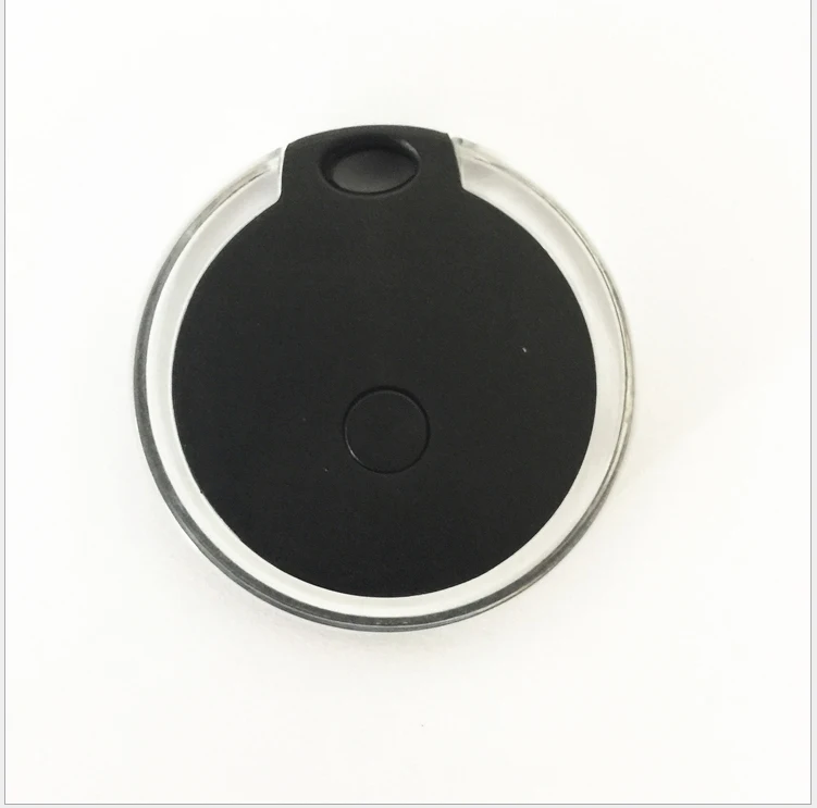 Смарт-мини Bluetooth GPS трекер для домашних собак кошка ключи кошелек сумка дети Анти-потери - Цвет: Черный