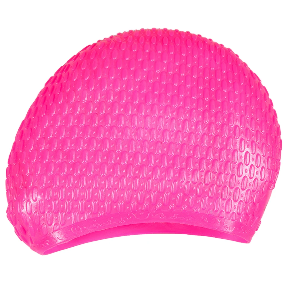 

Waterproof Silicone Swimming Caps Protect Ears Long Hair Sports Swim Pool Hat Swimming Cap for Women Girls