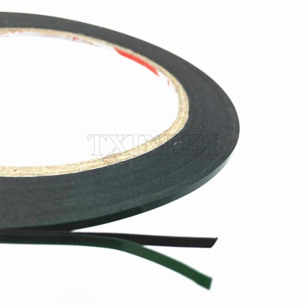 2 мм х 10 м двухсторонняя клейкая Черная Пена лента для ремонта сотового телефона