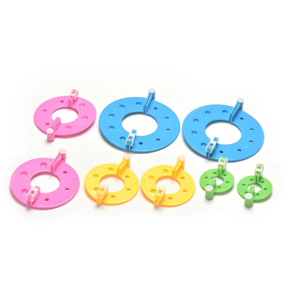 8 pcs/Set DIY Needle Craft Pompom Maker Fluff Ball Tool Weaver Knitting Loom Sewing tools 4 Size | Дом и сад