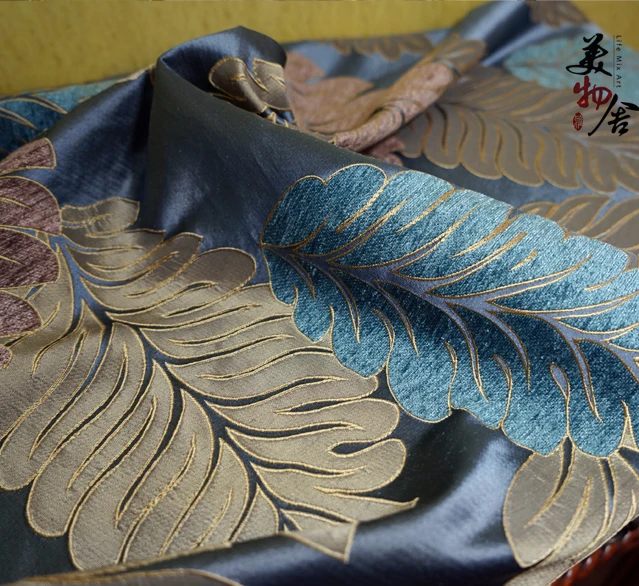 Популярная ручная работа в европейском стиле с синими банановыми листьями