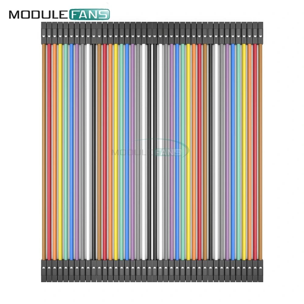 2x40 шт. Dupont 10 см разъем Мама мама ленточный кабель для Arduino комплект сделай сам|jumper