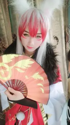 Игра Onmyoji Косплей Костюм демон лиса элегантность Косплей Костюм Кимоно костюм униформа косплей костюм для взрослых