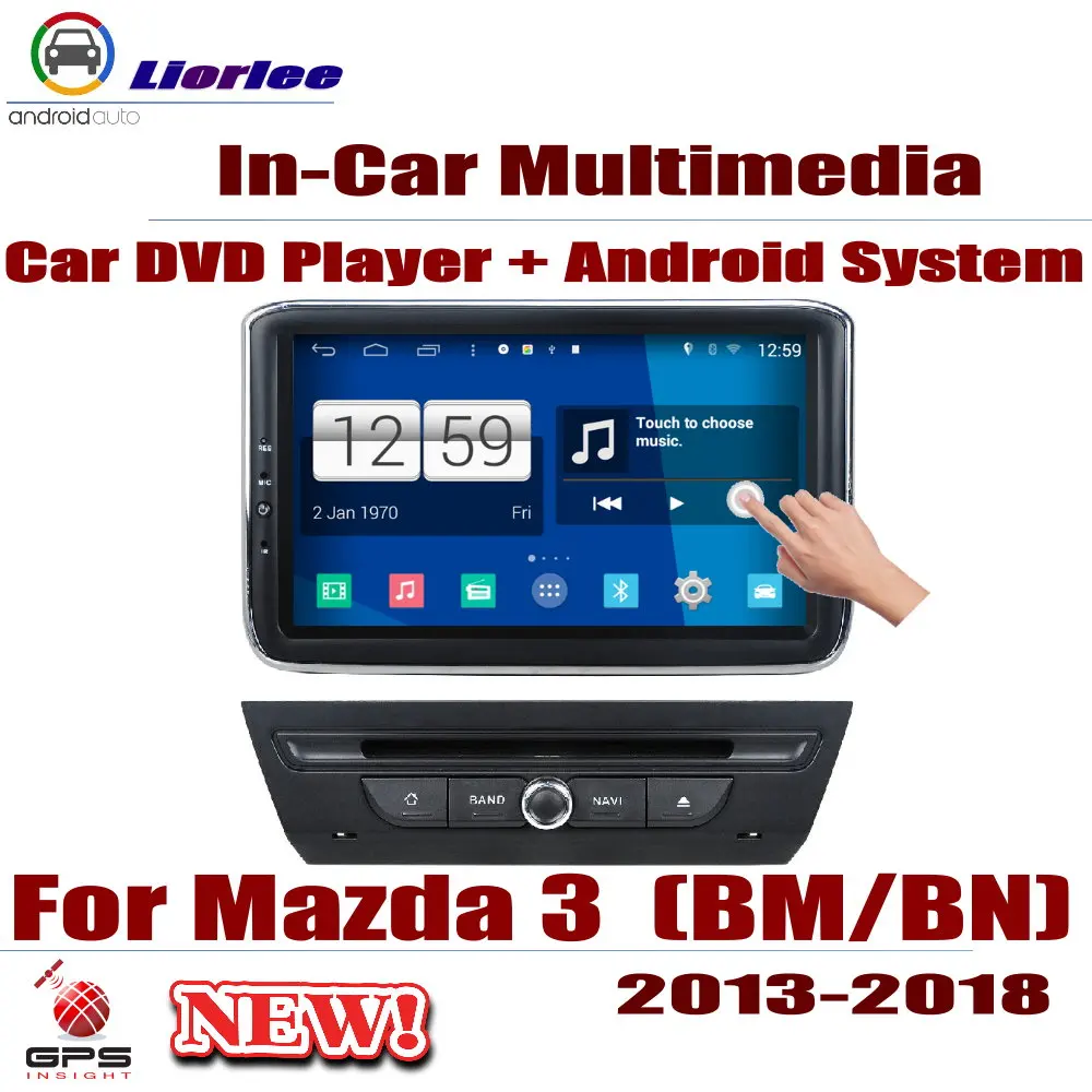 Для Mazda 3 Мазда 3(BM/BN) 2013~ автомобильный Android плеер DVD gps навигационная система HD экран Радио Стерео интегрированный мультимедиа
