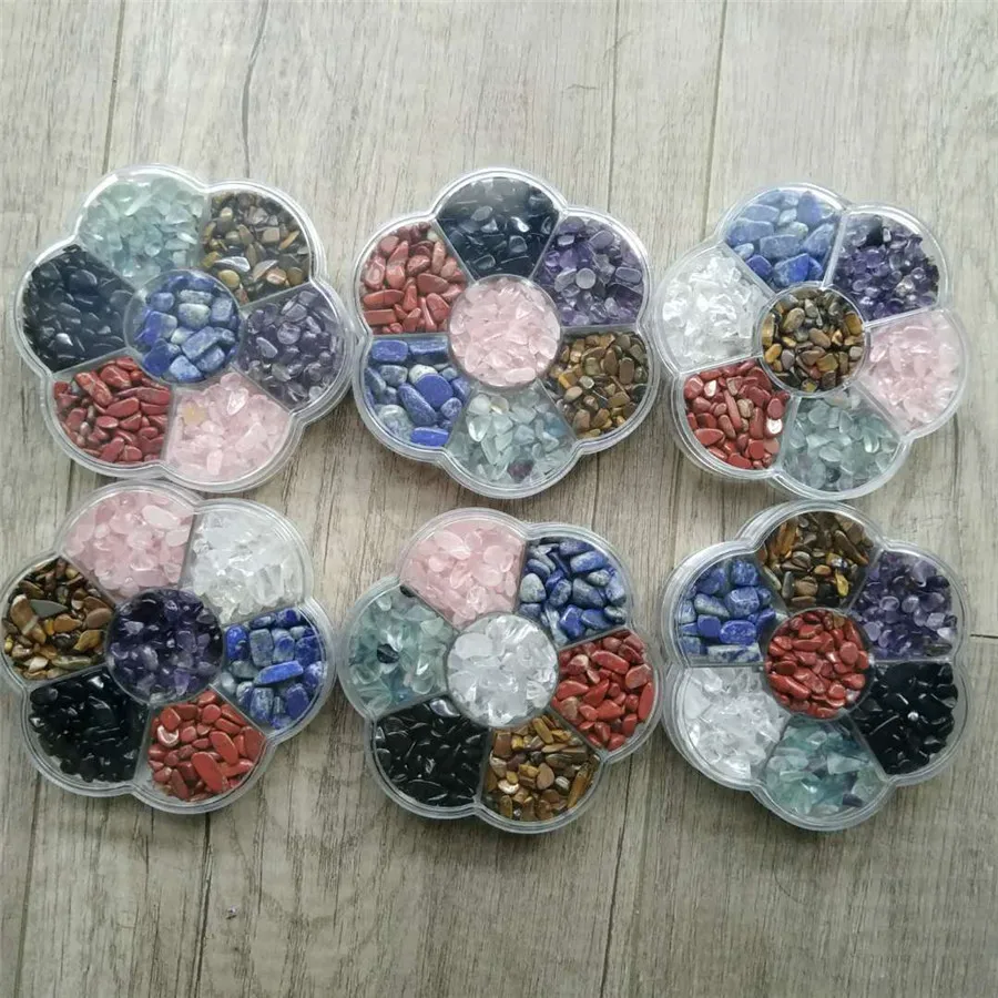 Каплевидные камни с натуральными кристаллами розовый кварц аметист