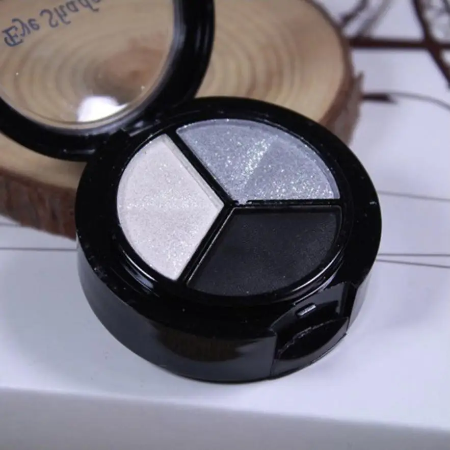 ГОРЯЧАЯ тени для век Красота дымчатый макияж косметический набор 3 вида цветов