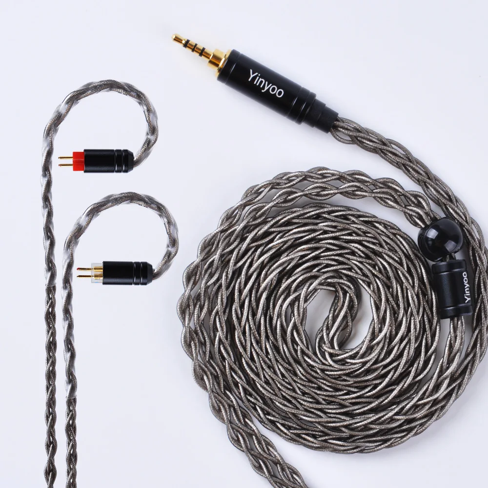 Лидер продаж! Yinyoo 8Core с серебряным покрытием Модернизированный кабель OCC кабели