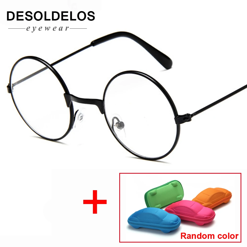 

2019 Round Children Glasses Frame Baby Boys Girls Eyeglasses Frame Vintage Kids Clear Lens Optical Spectacle 2-9 old with box