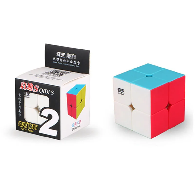 QIYI QIDI 2X2X2 MAGIC 2x2 speed cube подарок головоломка для детский куб обучение мозг смешные