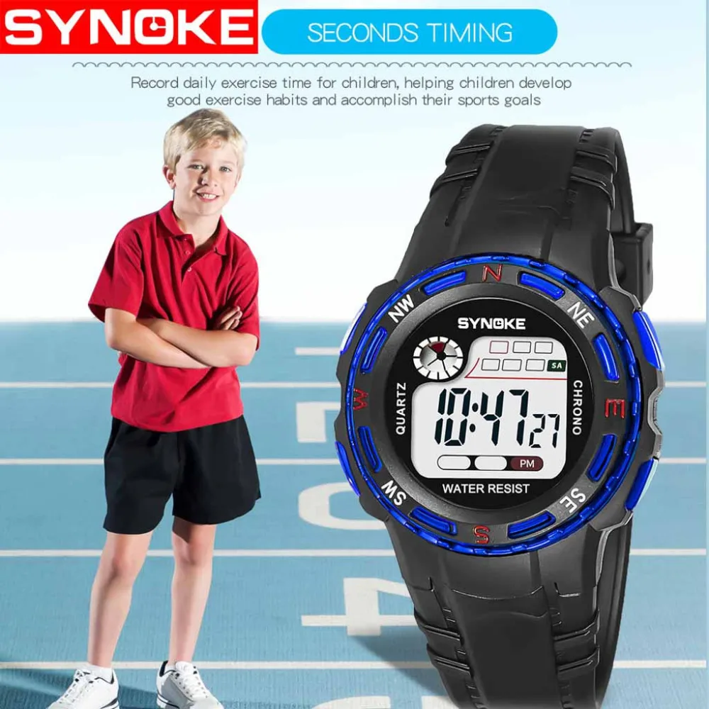 Новые популярные часы reloj для мальчиков и девочек цифровые универсальные детские