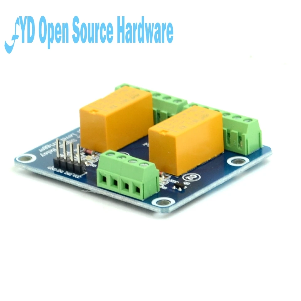 2 канальный двухканальный релейный модуль высокого уровня триггера 5 В или 12 24