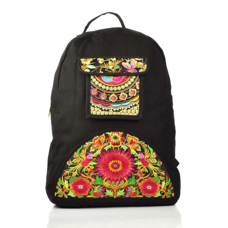 free shipping channel cycling hiking backpacks The new factory direct selling embroidered bag Yunnan ethnic embroidery embroider | Багаж и