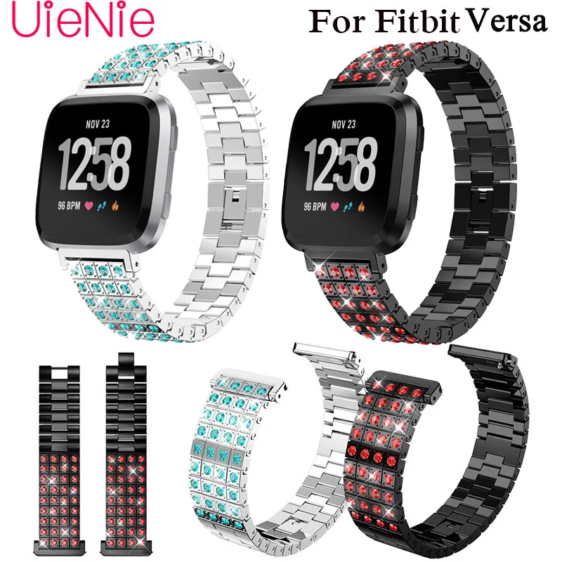 Металлический браслет Frontier для Fitbit Versa Смарт часы с безвинтовым браслетом