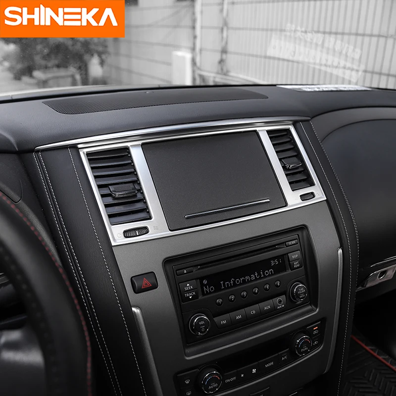 Панель приборной панели SHINEKA для стайлинга автомобиля крышка на вентиляционное