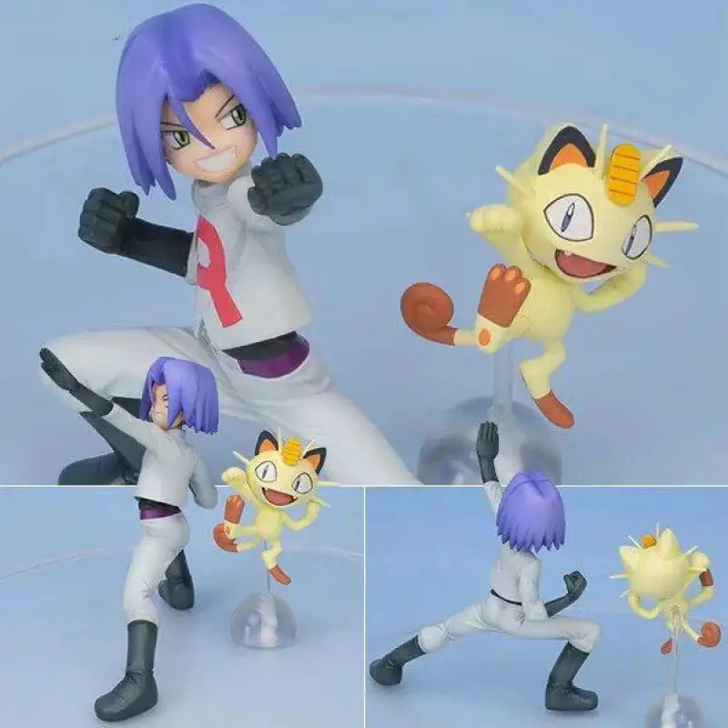 6.5-13cm Rocket Team James Meowth Action Figure Model Toys Model