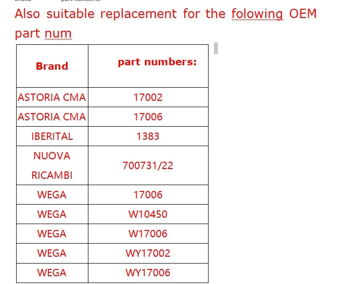 Astoria Cma/Wega нагревательный элемент для кофемашины 2000/2177W 230/240V
