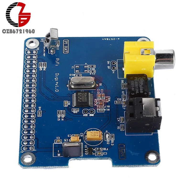 Цифровая звуковая карта PIHI HIFI Digi + I2S SPDIF волоконно оптическая Плата расширения
